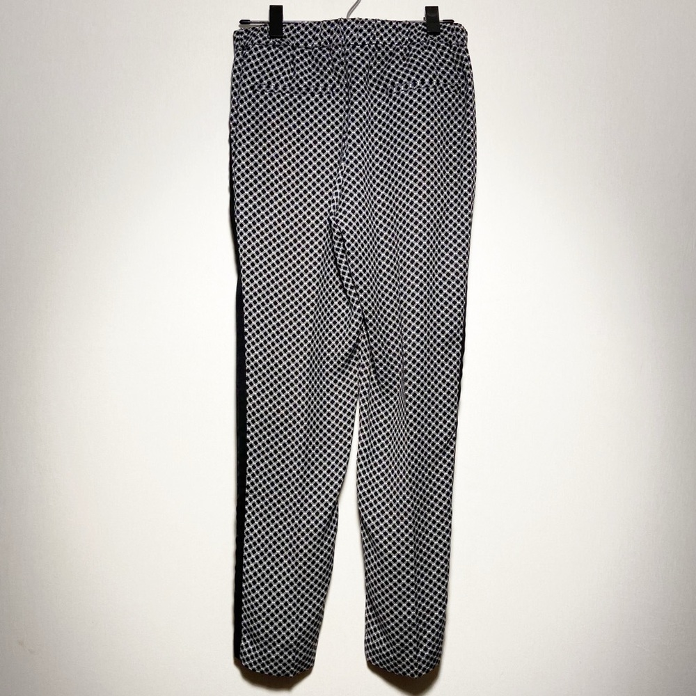 Worthington Womens Pants Black and White Geometric‎ Slim Fit Size Small - Picture 3 of 9